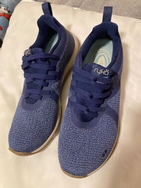 Fizz Slip-on Sneakers by RYKA Blue Fabric Women's size 5 US